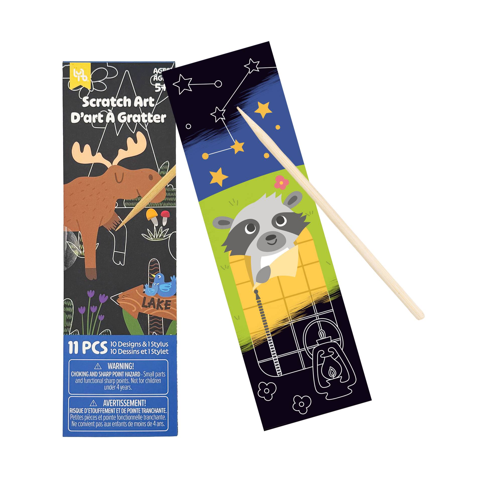 Little Yellow Bicycle® Outdoor Adventures Bookmark Scratch Art Pad
